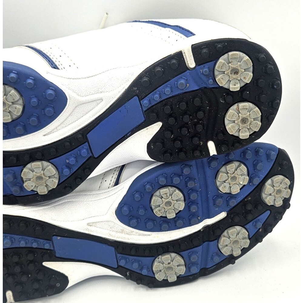 Tommy Armour Women's Golf Shoes White Blue Spikeless US 10 Leather Athletic - Picture 8 of 10
